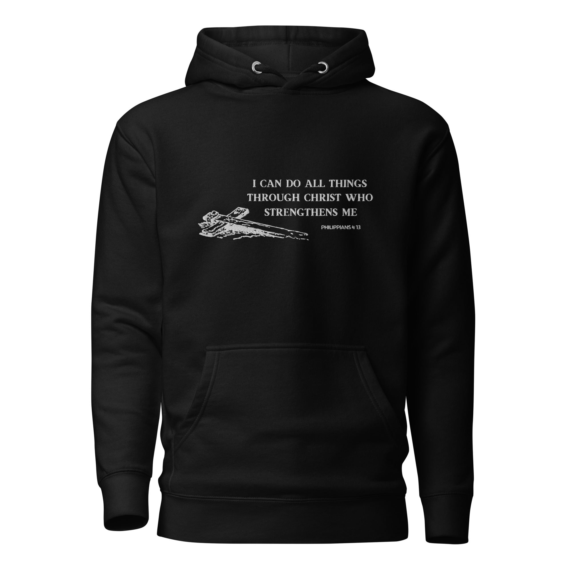 Embroidered I Can Do All Things Hoodie