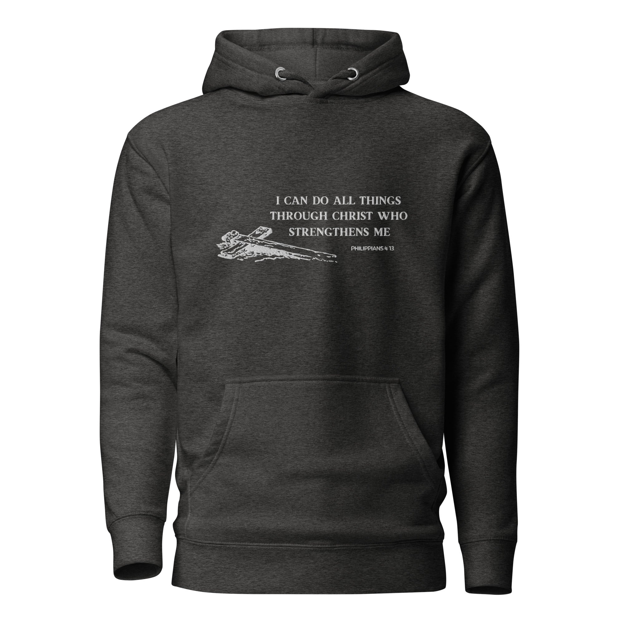 Embroidered I Can Do All Things Hoodie